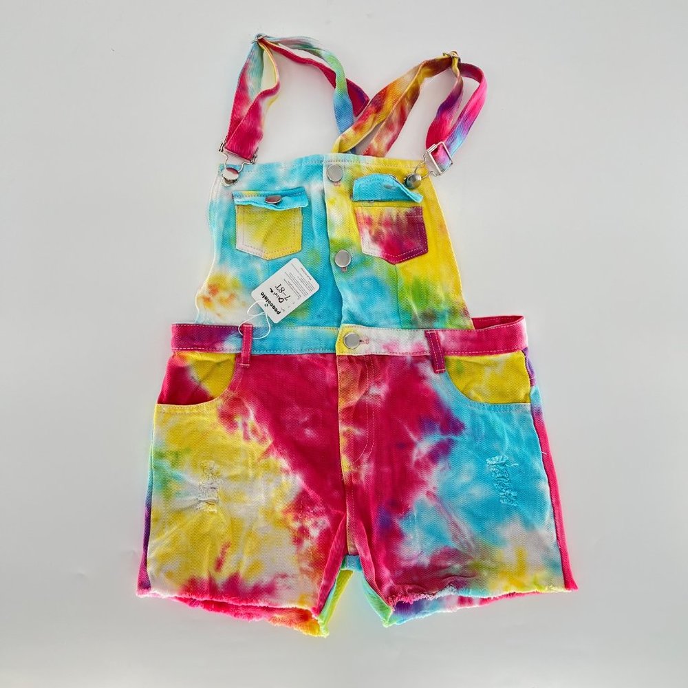 Peacolate Tie Dye Overalls